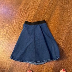 kids denim skirt size 8
